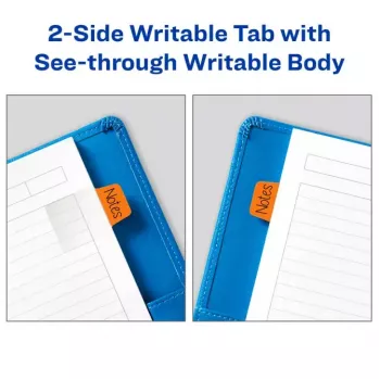 Avery Ultra Tabs 74760 tukšās cilnes indeksēšanai zilā, zaļā, oranžā, sarkanā krāsā