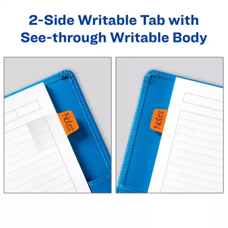 Avery Ultra Tabs 74760 tukšās cilnes indeksēšanai zilā, zaļā, oranžā, sarkanā krāsā