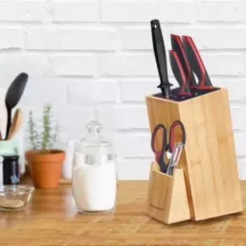 Nažu bloks Westmark 14472260 Bambusa plastmasa koks
