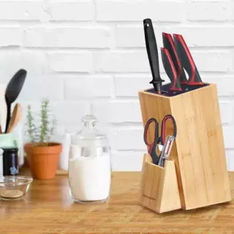 Nažu bloks Westmark 14472260 Bambusa plastmasa koks