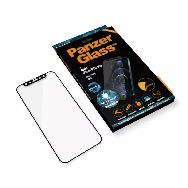 PanzerGlass® Aizsargstikls pret zilo gaismu Apple iPhone 12 Pro Max | Mala-malā