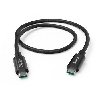 Hama Full-Featured USB kabelis USB 3.2 Gen 1 (3.1 Gen 1) 1.5 m USB C Melns
