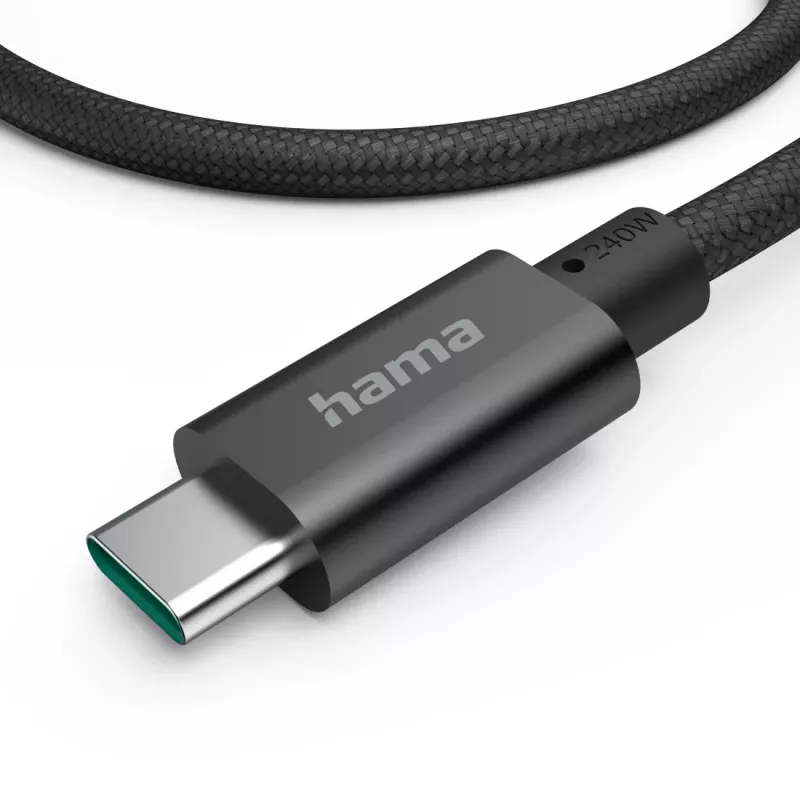 Hama Full-Featured USB kabelis USB 3.2 Gen 1 (3.1 Gen 1) 1.5 m USB C Melns