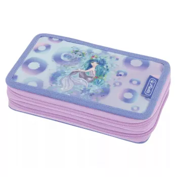 Rakstāmpiederumu komplekts Herlitz Mystic Mermaid 23 gab., zils/rozā, poliesters