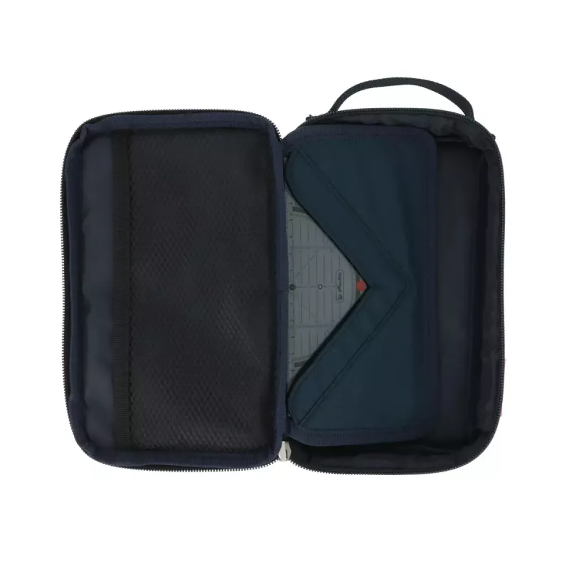 Mīksts penālis Herlitz 2 Go Poliesters Pelēks 210x130x60mm