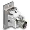 DeLOCK 90880 BNC ligzda paneļmontāžai, 50 Ω, sudrabaini balta
