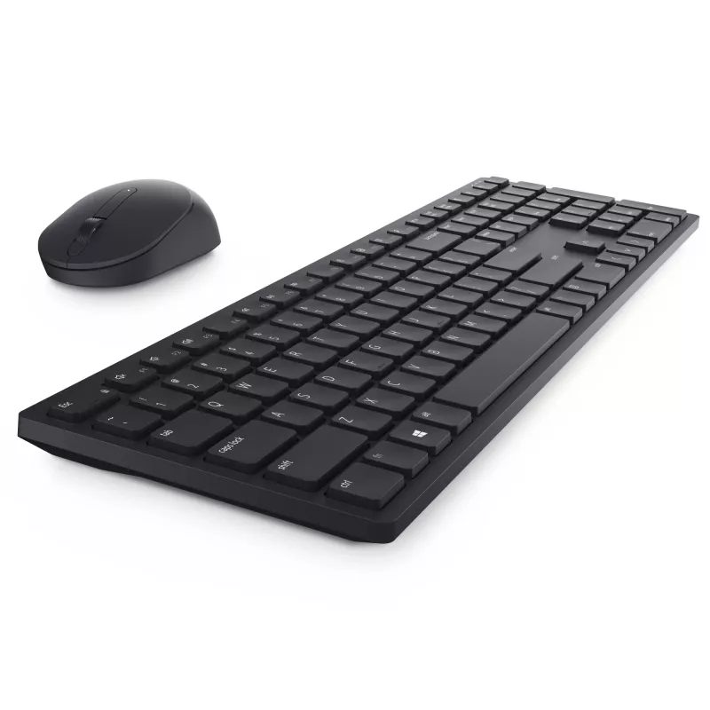 DELL KM5221W bezvadu tastatūra un pele komplektā, RF, US English, melna