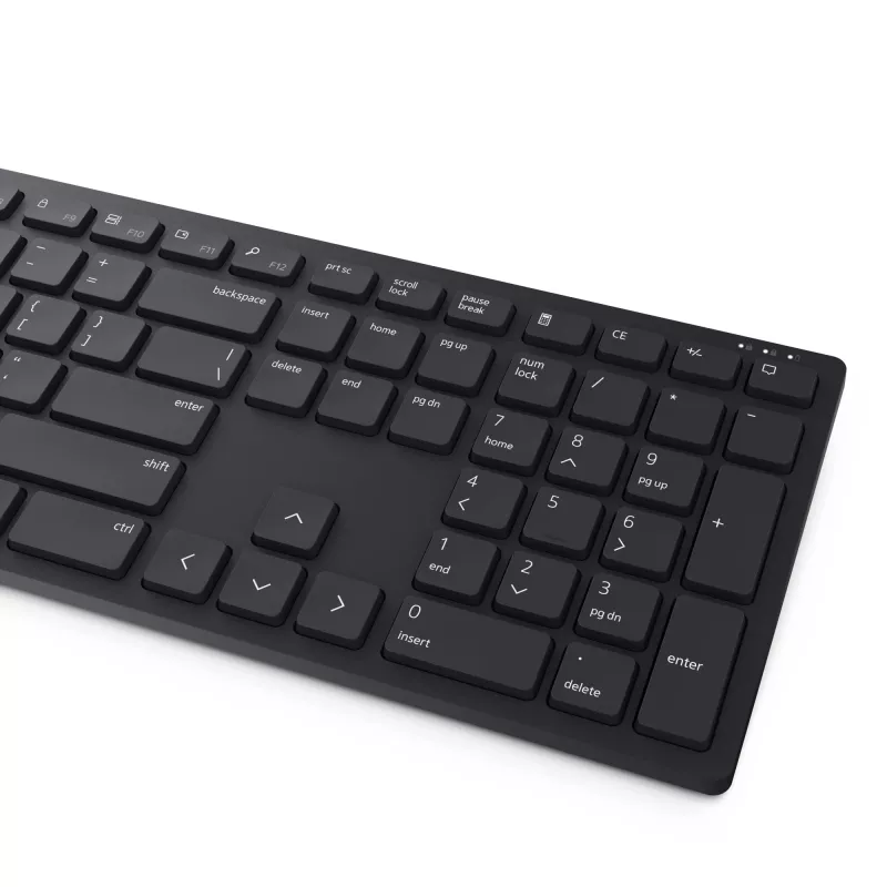 DELL KM5221W bezvadu tastatūra un pele komplektā, RF, US English, melna