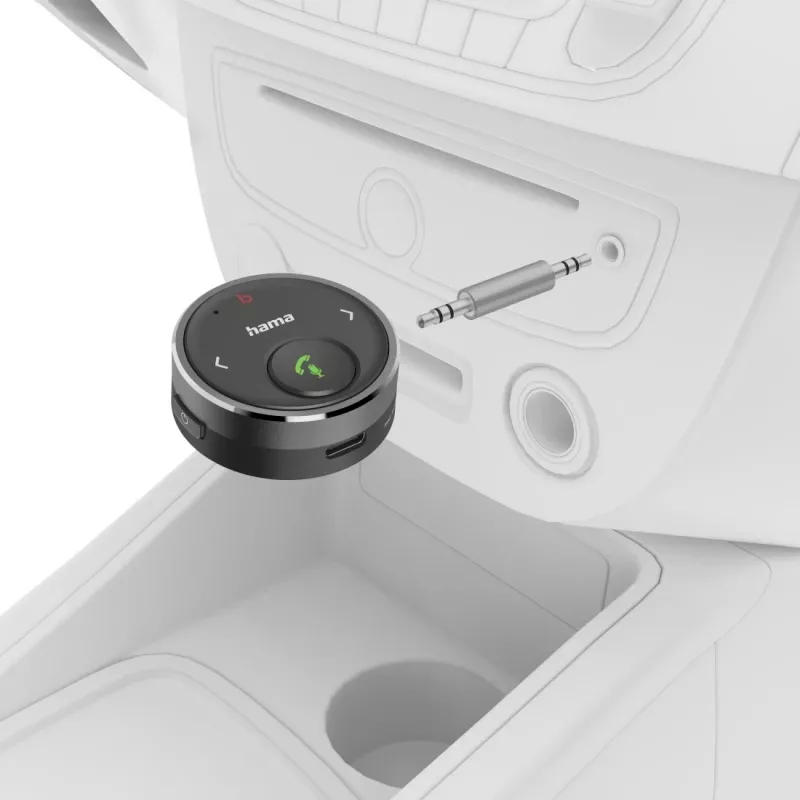Hama 00014173 Bluetooth mūzikas uztvērējs 7 m Melns, Pelēks, Sudrabs