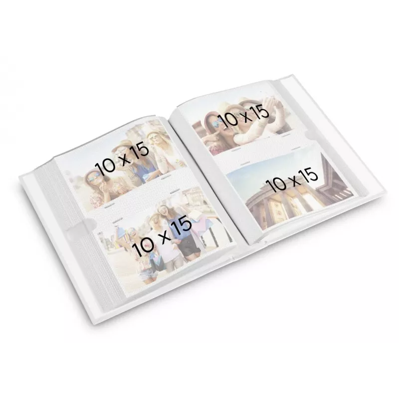 Hama Network fotoalbums bēšs, melns 200 lapas 10 x 15 cm