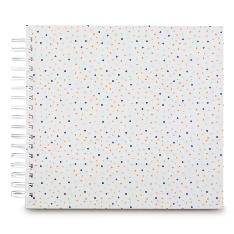 Hama Confetti fotoalbums daudzkrāsains 100 lapas 10x15 cm spirālē iesējums