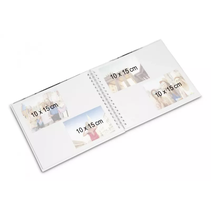 Hama Confetti fotoalbums daudzkrāsains 100 lapas 10x15 cm spirālē iesējums