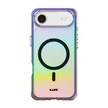LAUT AERO HOLO vāciņš iPhone 17 Air 6.5 collu, daudzkrāsains caurspīdīgs