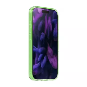 LAUT CRYSTAL FLURO vāciņš iPhone 17 gaiši zaļš 16 cm
