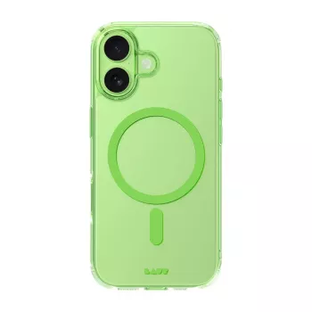 LAUT CRYSTAL FLURO vāciņš iPhone 17 gaiši zaļš 16 cm