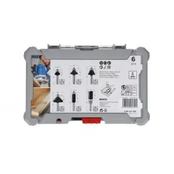 Bosch 2 607 017 470 frēzes uzgaļu komplekts 6 gab.