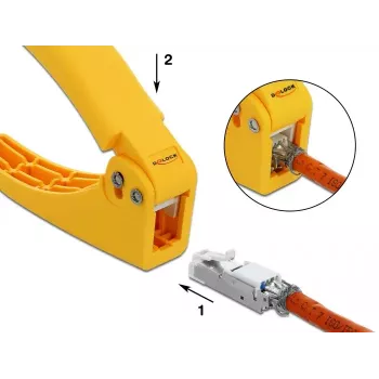 Knaibles DeLOCK 86475 RJ45 lauka montāžas spraudņu presēšanai