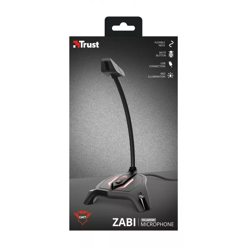 Trust GXT 215 Zabi melns USB mikrofons