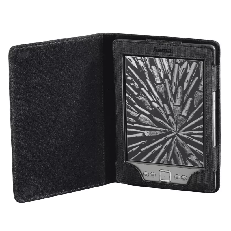 Hama Arezzo e-grāmatu lasītāja maciņš 15,2 cm (6 collas) Folio Melns