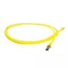 ACT Yellow 5m SFTP CAT8 savienojuma kabelis ar RJ45 savienotājiem, bez aizķeršanās