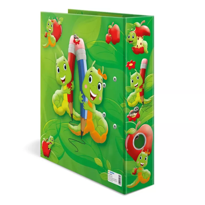 HERMA Motif file A4 Fritz the Worm kartona D-gredzenu mape 285x315mm