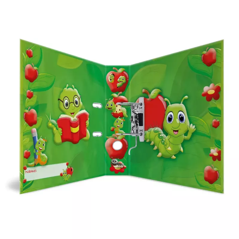 HERMA Motif file A4 Fritz the Worm kartona D-gredzenu mape 285x315mm