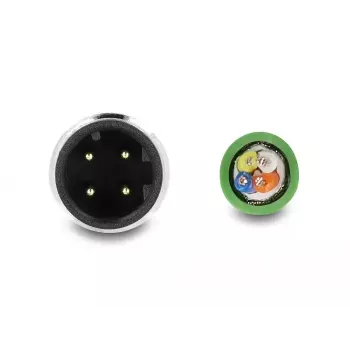 DeLOCK M12 4-pin D-kodēts uz atvērtiem galiem TPU tīkla kabelis 2 m
