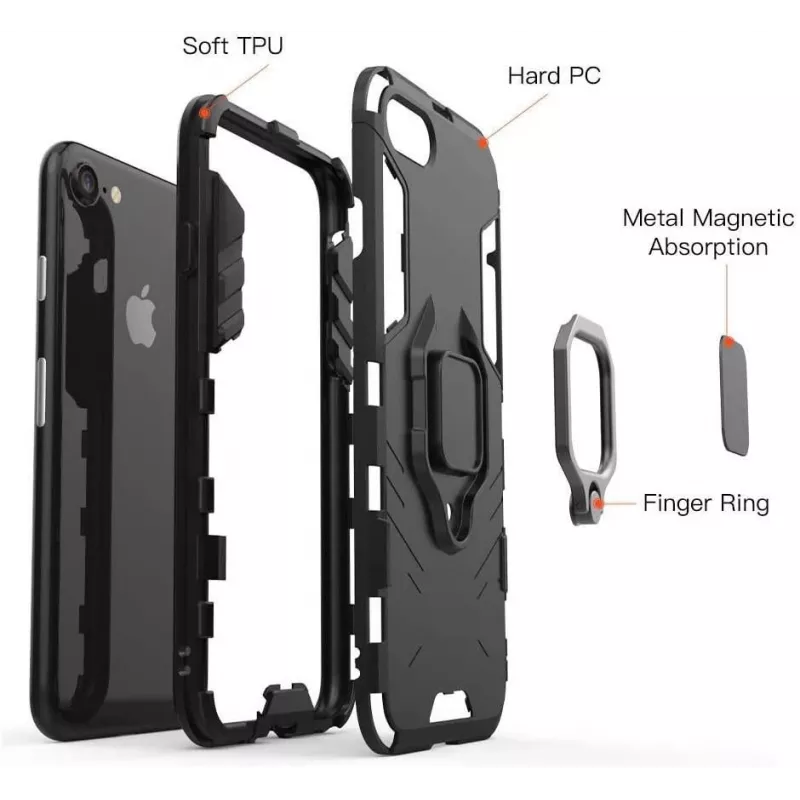 CoreParts MOBX-COV-JL-XR vāciņš mobilajam telefonam 15,5 cm (6,1 colla) Melns