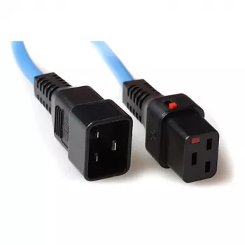 ACT barošanas vads C19 IEC Lock - C20 zils 2 m, PC1358