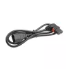 ACT barošanas vads C14 - C13 IEC Lock (taisnleņķa) melns 3 m, PC2049