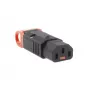 ACT C13 IEC Lock+ pārslēdzams melns, PA130100BK