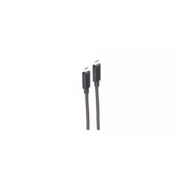 USB kabelis ShiverPeaks BS30-41075 10m USB 3.2 Gen 2 USB-C Melns