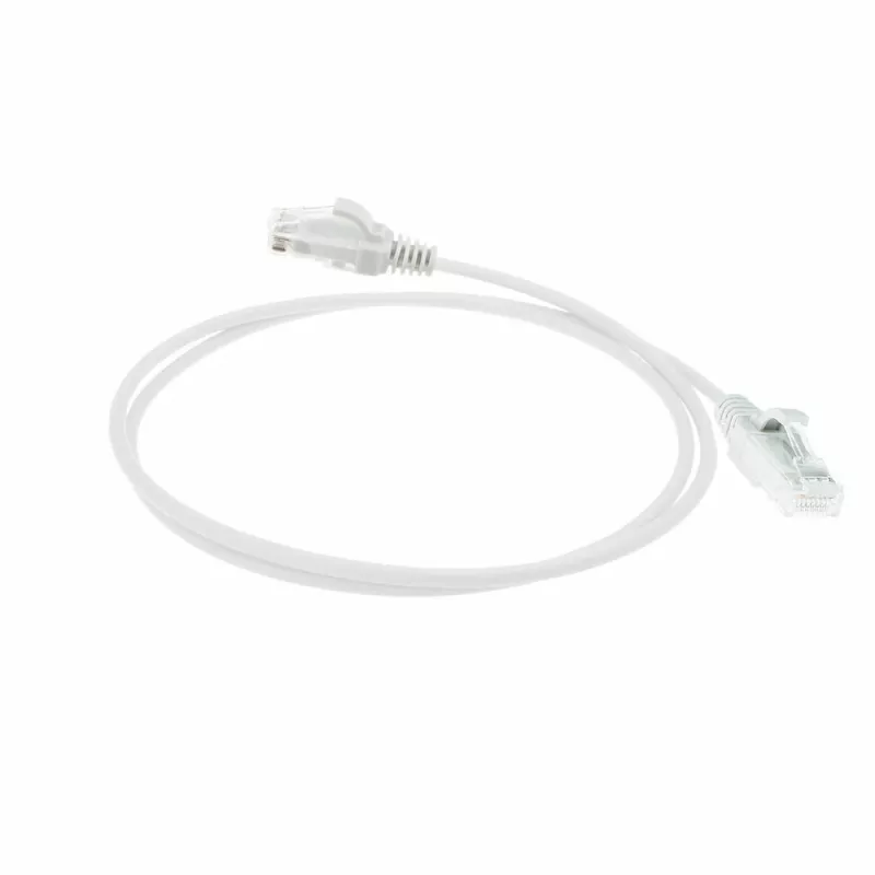 ACT balts 7m LSZH U/UTP CAT6 datacentra plāns savienojuma kabelis ar RJ45 savienotājiem