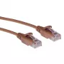 ACT Brown 5 m LSZH U/UTP CAT6 datacenter plānā patch kabelis ar snagless RJ45 savienotājiem