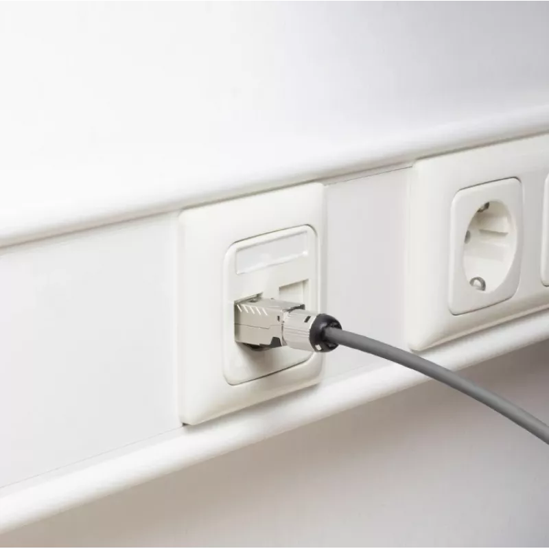 ACT lauka spraudnis RJ45 CAT6A ekranēts, bezinstrumentu, 4PPoE 100W