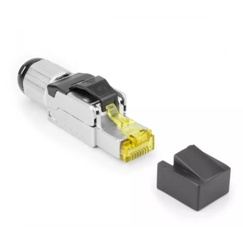 ACT lauka spraudnis RJ45 CAT6A ekranēts, bezinstrumentu, 4PPoE 100W