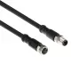 ACT Industrial sensora kabelis 3,00 m M8A 3-pin vīrietis uz M8A 3-pin sieviete, Ultraflex Xtreme TPE, ekranēts