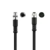 ACT Industrial sensora kabelis 3,00 m M8A 3-pin vīrietis uz M8A 3-pin sieviete, Ultraflex Xtreme TPE, ekranēts