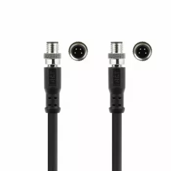 ACT Industrial sensora kabelis 3,00 m M8A 4-pin vīrietis uz M8A 4-pin vīrietis, Ultraflex Xtreme TPE, ekranēts