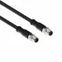 ACT Industrial sensora kabelis 5,00 m M8A 4-pin vīriešu/vīriešu, Ultraflex Xtreme TPE, ekranēts