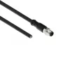 ACT Industrial sensora kabelis 1,50 m M8A 4-pin vītņots uz brīvu galu, Ultraflex Xtreme TPE, ekranēts
