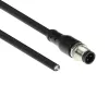 ACT Industrial sensora kabelis 1,50 m M12A 4-pin vīrietis uz atvērtu galu Superflex Xtreme TPE ekranēts
