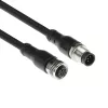 ACT Industrial sensora kabelis 5.00 m M12A 5-pin vīrietis - M12A 5-pin sieviete, Superflex Xtreme TPE, ekranēts