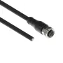 ACT Industrial sensora kabelis 5,00 m M12A 5-pin vīrietis uz atvērtu galu, Superflex Xtreme TPE, ekranēts