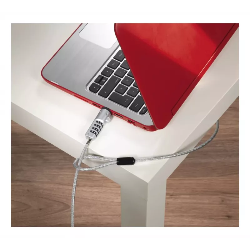 Hama USB slēdzene klēpjdatoram Sudraba, Caurspīdīga 1.8 m