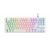 Trust GXT 833W Thado tastatūra Gaming USB QWERTZ Baltā