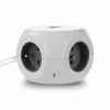 ACT AC2425 pagarinātājs ar USB 1.5 m 3 kontaktligzdas Balts