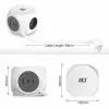 ACT AC2425 pagarinātājs ar USB 1.5 m 3 kontaktligzdas Balts
