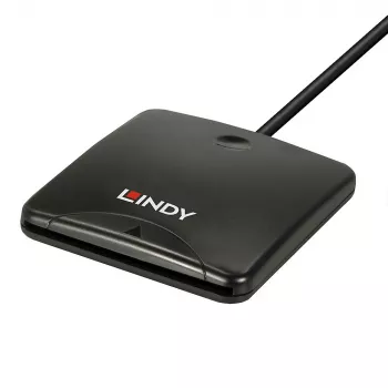 Lindy USB 2.0 viedkaršu lasītājs, melns, 1.2 m