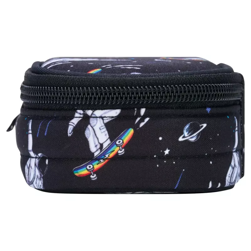 Herlitz Space Skater mīkstais penālis, poliesters, tumši zils/balts